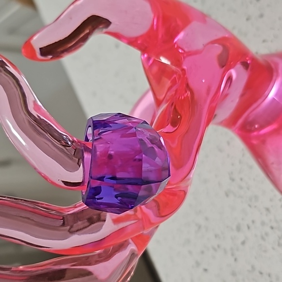 ✨️Fun Fashion Purple Plastic Avon Faceted Ring Size 8/9 - Picture 2 of 10